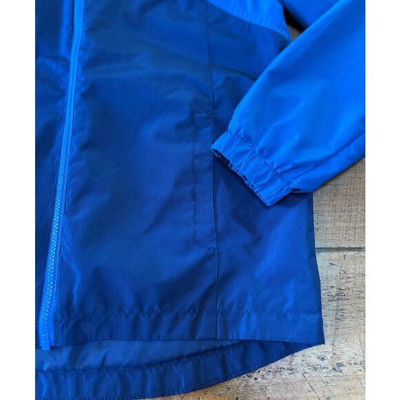 Boys Eddie Bauer Blue Double Zip Hooded Long Sleeve‎ Lightweight Jacket Size 14 - Picture 3 of 12